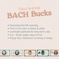 Classroom Currency- BACH Bucks