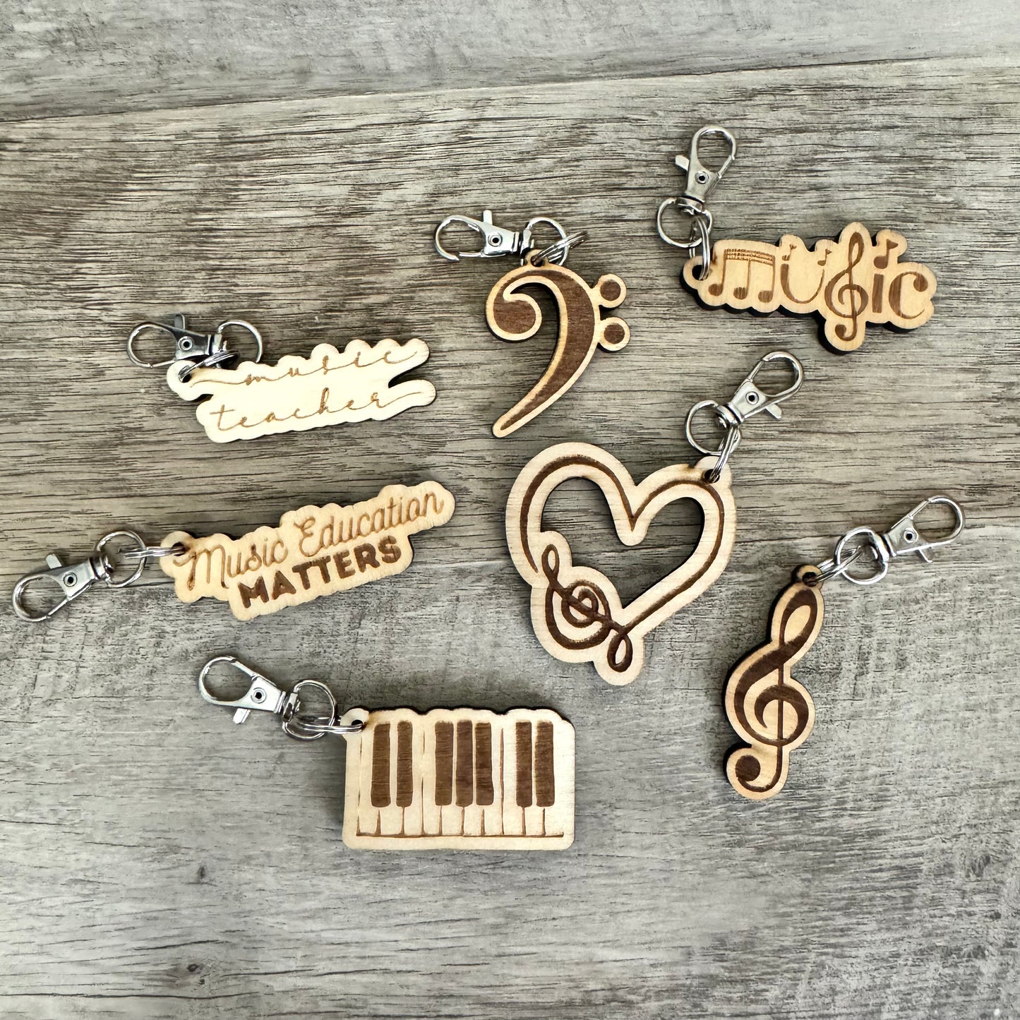 Wooden Keychains