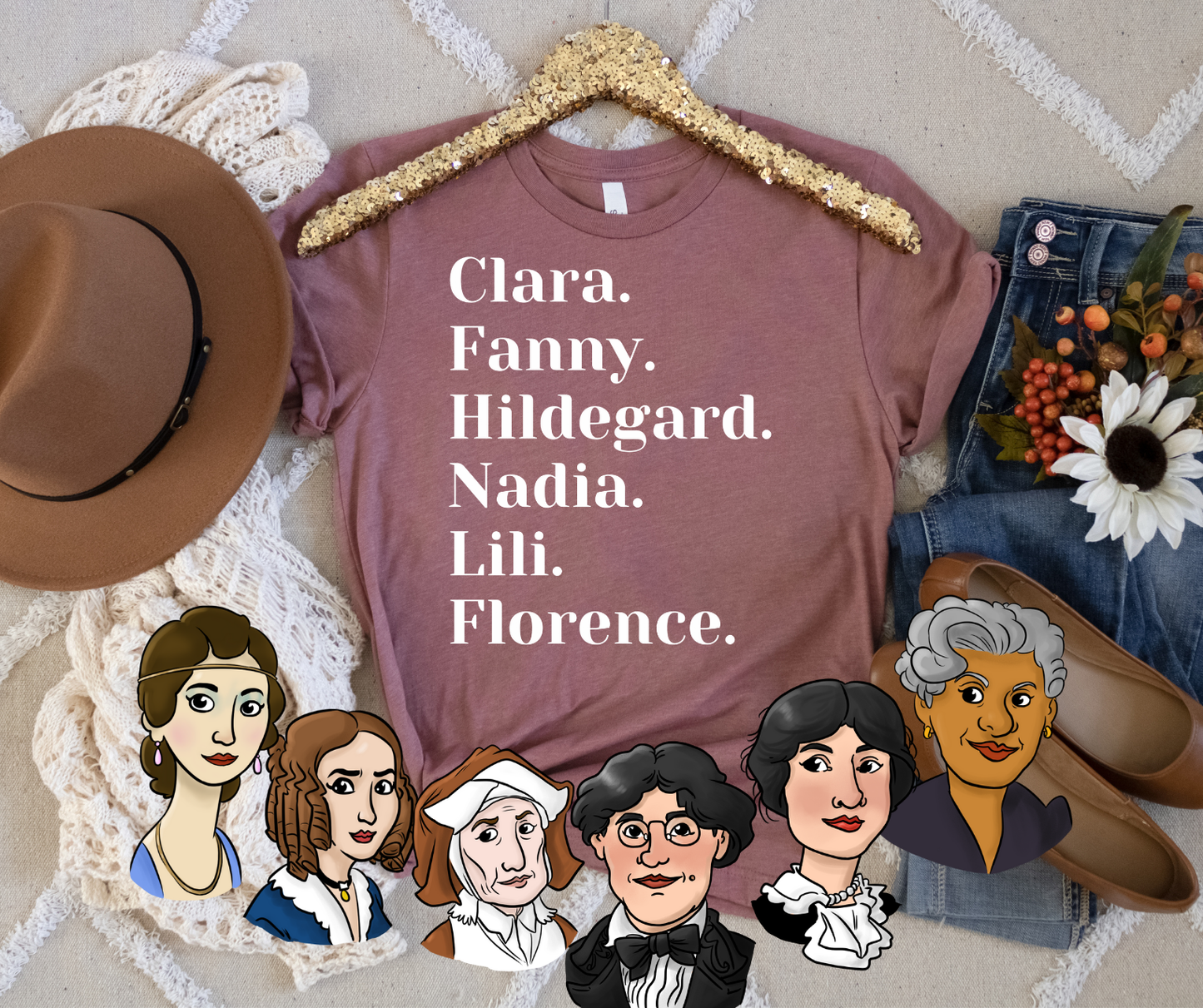 Women Composer Names T-Shirt
