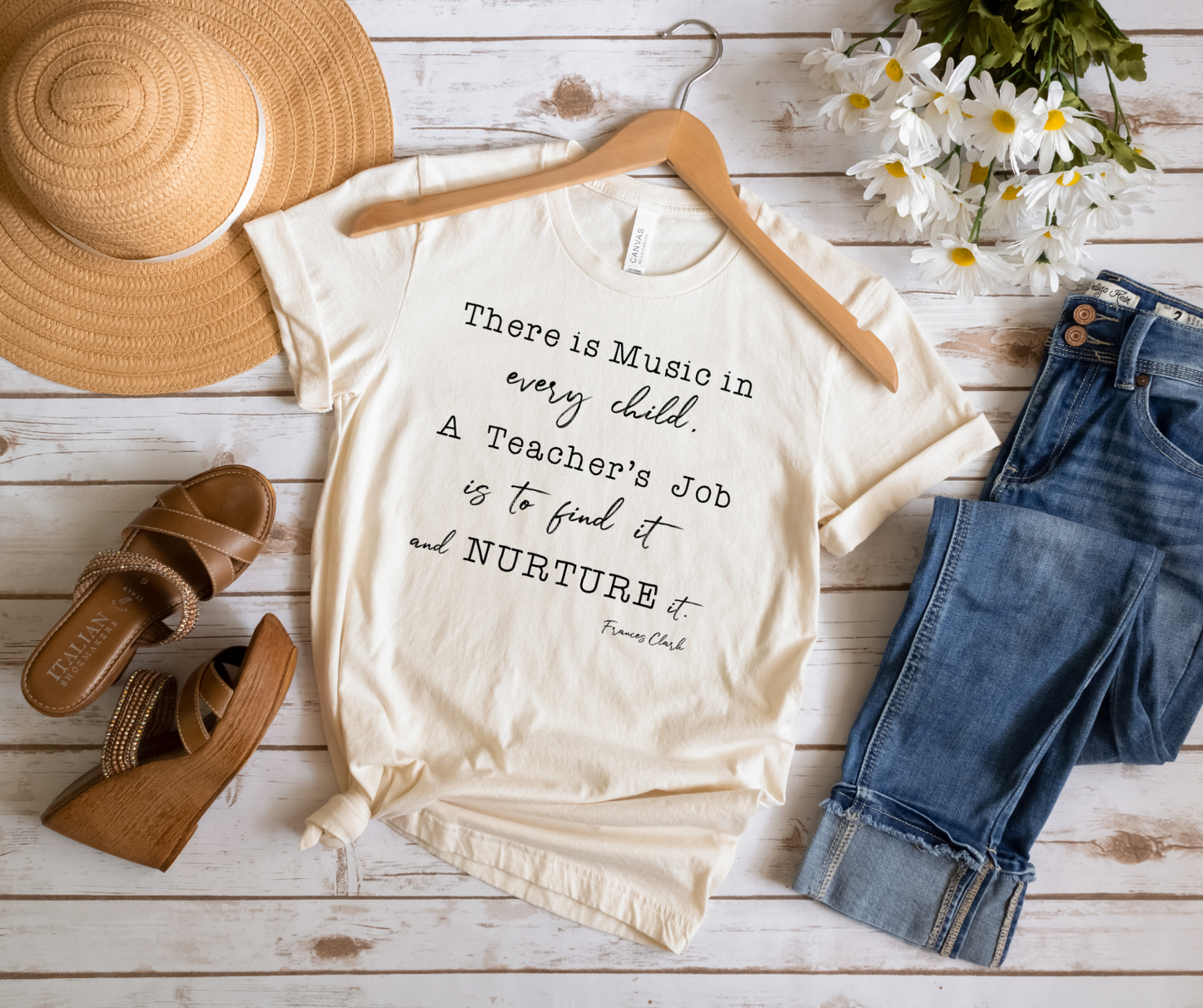 Nurture Music Quote T-Shirt