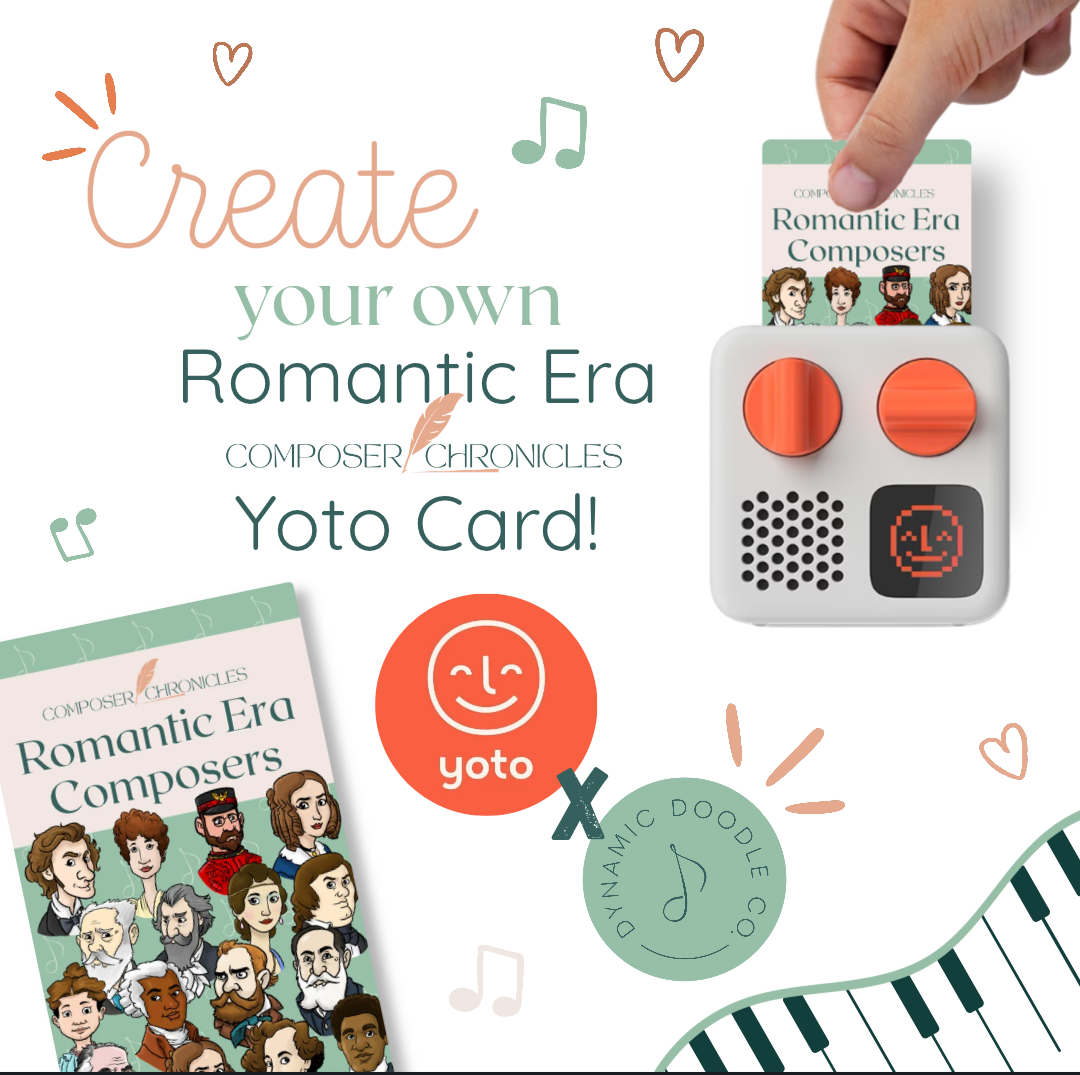 Romantic Era Composer Chronicles Yoto FREEBIE
