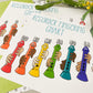 Recorder Fingerings Poster