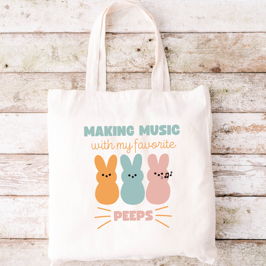 Spring Music Teacher Tote